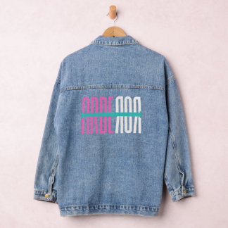 Arberor Brand Denim Jacket - Bold Streetwear Jeansjacke