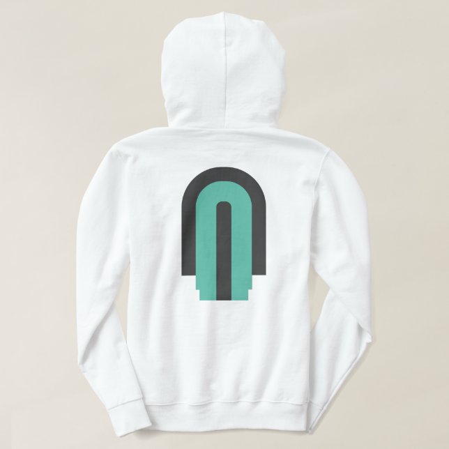 Arberor Brand Hoodie - Moderne Minimalistische Mar (Design Rückseite)