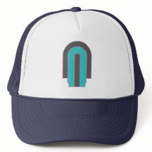 Arberor Brand Logo Trucker Hat - Minimalistische C