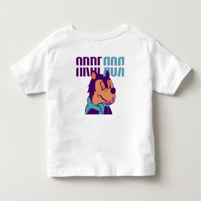 Arberor Cartoon Kleinkind Fine Jersey T - Shirt (Rückseite)