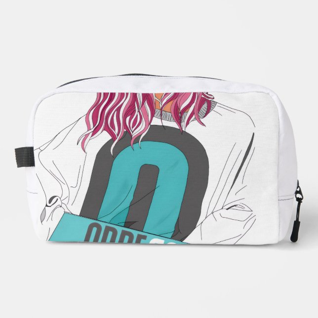 Arberor Print Cut & Sew Bag - Bold Streetwear Waschbeutel (Vorderseite)