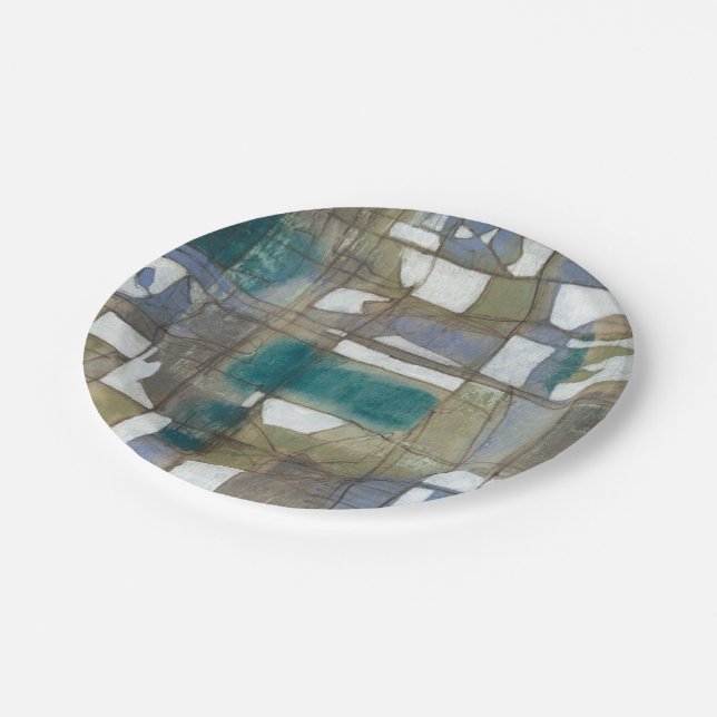 Arbiträre Auswahl I Pappteller (Schrägansicht)