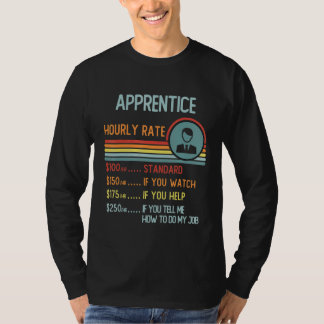 Arbitrator Hourly Rate T-Shirt Retro Job Title