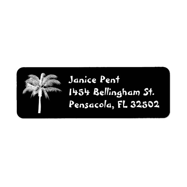 Arbor Day-Rücksendeadressen-Aufkleber (Vorne)