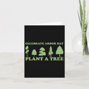 Arbor Day Tree Care Pflanze Mehr Bäume Karte