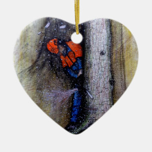 Arborist-Baum-Chirurg Keramikornament