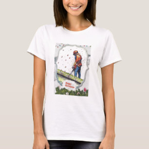 Arborist Chainsaw Baum Chirurg Geschenk Weihnachte T-Shirt