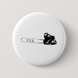 Arborist chainsaw tree über Gift Present Button