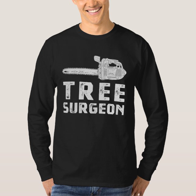 Arborist Chainsaw Tree Work Lumberjack T-Shirt (Vorderseite)
