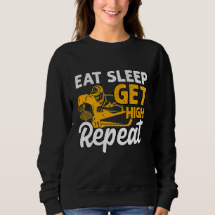 Arborist Eat Sleep Hoher Chainsaw Tree Chirurg Sweatshirt