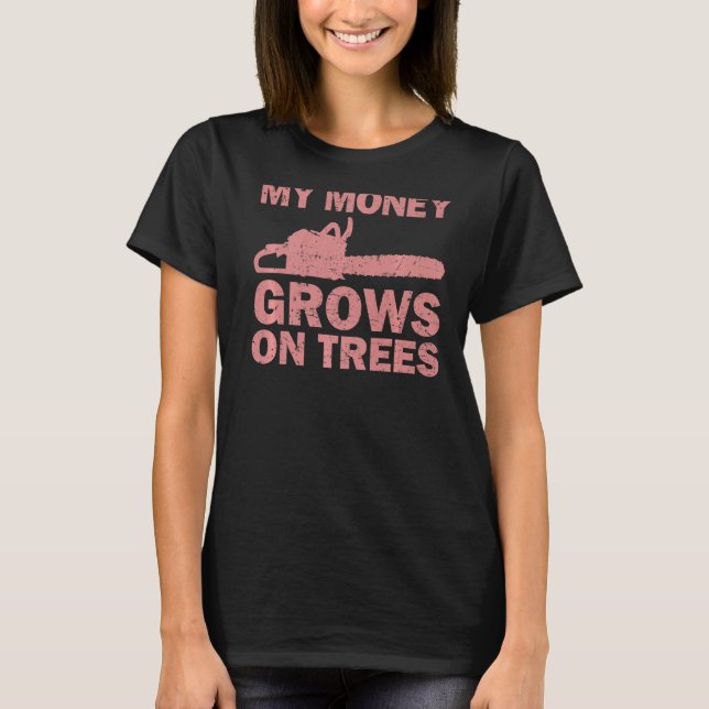 Arborist Logger Men Cool Tree Climber Lumberjack T-Shirt (Vorderseite)