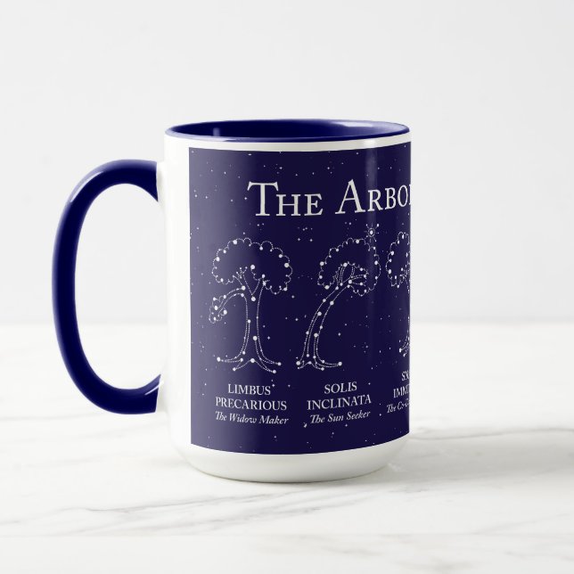 Arborist Nachthimmel Blau 15 oz. Tasse (Links)