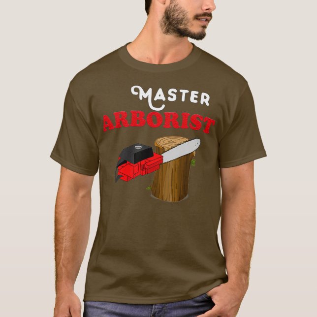 Arborist tools tree surgeon Master Expert Pro T-Shirt (Vorderseite)