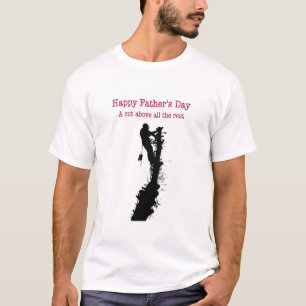 Arborist Tree Chirurg Happy Vatertag Karte T-Shirt