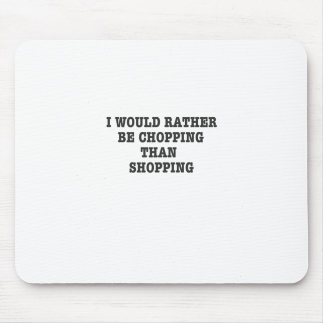 Arborist Tree Chirurg Kettensäge Geschenk. Mousepad (Vorne)