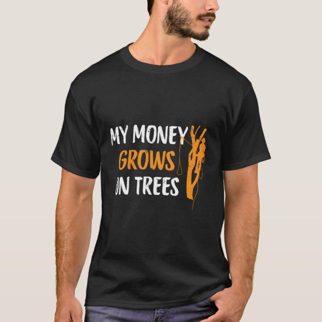 Arborist Tree Climber Logger Lumberjack für T-Shirt (Vorderseite)