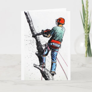 Arborist Tree Surgeon Karte