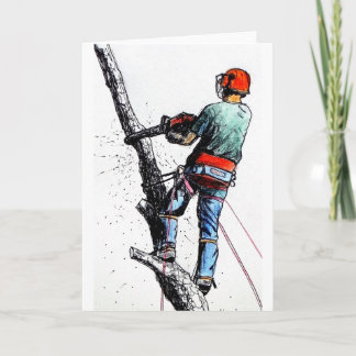 Arborist Tree Surgeon Karte