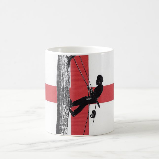 Arborist Tree Surgeon St Georges `cross chainsaw Kaffeetasse (Mittel)