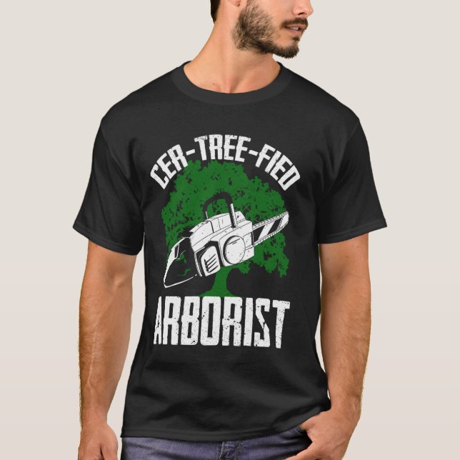 Arborist Tree Trimmer T-Shirt (Vorderseite)
