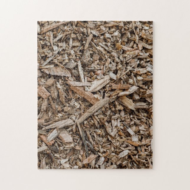 Arborist Wood Chips Background Puzzle (Vertikal)