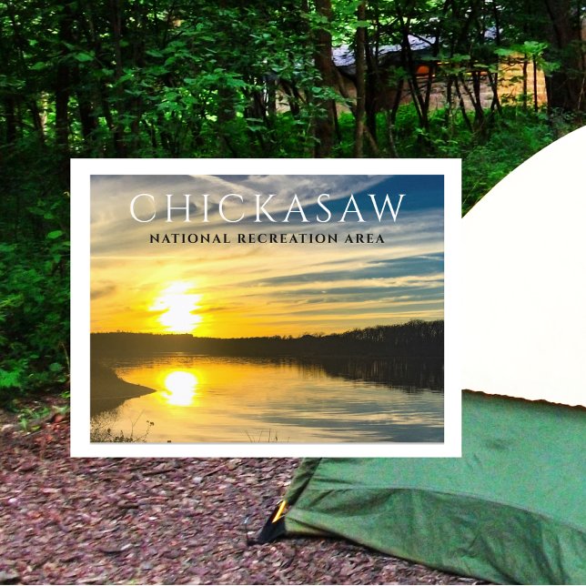 Arbuckles-See, Chickasaw National Rec Area Postkarte (Von Creator hochgeladen)