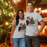 Arbuthnot Scottie Dog Christmas Personalisiert T-Shirt<br><div class="desc">Los geht's,  es ist ein schottischer Hund Weihnachten! Alle für den Weihnachtsmann verkleidet,  sportt er einen Arbuthnot-Tartanbogen. Feiern,  Party,  Clan-Ansammlungen und Shopping! Sie können den frohen Weihnachtsraum auf alles,  was Sie mögen,  personalisieren oder verlassen,  wie es ist! Gute Ferien!</div>