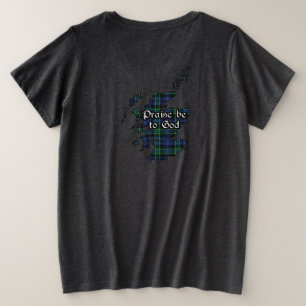 Arbuthnott Clan Abzeichen und Tartan Women's Große Größe T-Shirt