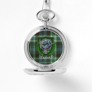 Arbuthnott Scottish Clan Tartan und Wappen Armbanduhr