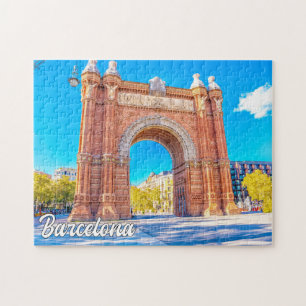Arc de Triomf, Barcelona, Spanien Puzzle