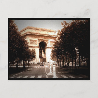 Arc de triomphe 2 postkarte