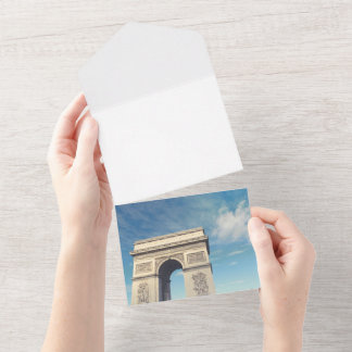 Arc de triomphe all in one einladung