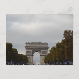 Arc de Triomphe Champs Elysees Paris Frankreich Postkarte
