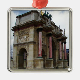 Arc de Triomphe de Carrousel. Ornament Aus Metall