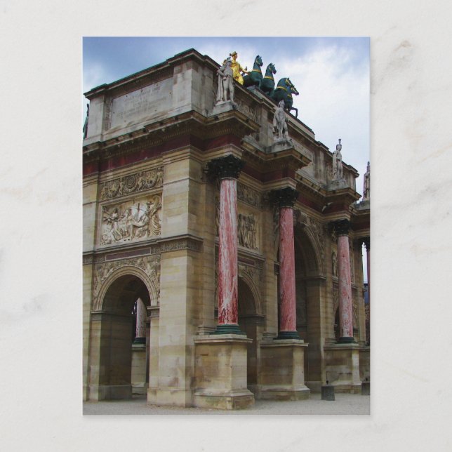 Arc de Triomphe de Carrousel. Postkarte (Vorderseite)