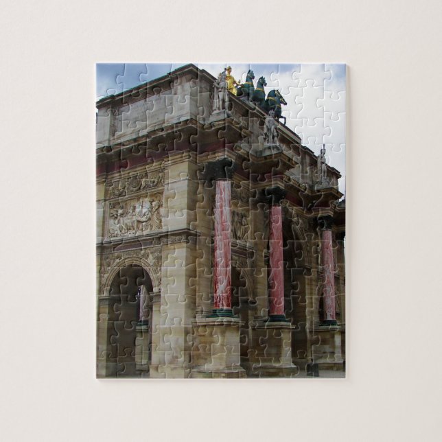 Arc de Triomphe de Carrousel. Puzzle (Vertikal)