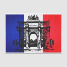 Arc de Triomphe France Tissue Paper Seidenpapier