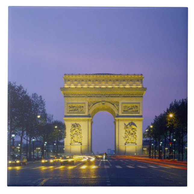 Arc de Triomphe, Paris, Frankreich, Fliese (Vorderseite)