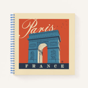 Arc de Triomphe   Paris, Frankreich Notizbuch