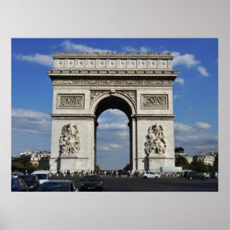 Arc de Triomphe Paris Frankreich Poster