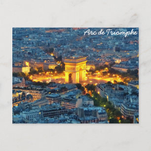 Arc de Triomphe, Paris, Frankreich Postkarte