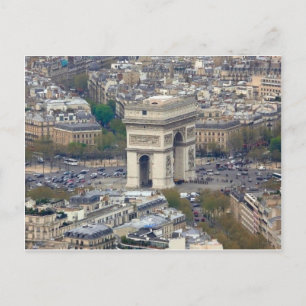 Arc de Triomphe Paris Frankreich Postkarte