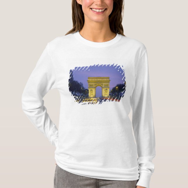 Arc de Triomphe, Paris, Frankreich, T-Shirt (Vorderseite)