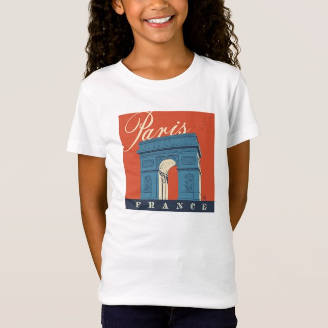 Arc de Triomphe | Paris, Frankreich T-Shirt (Vorderseite)