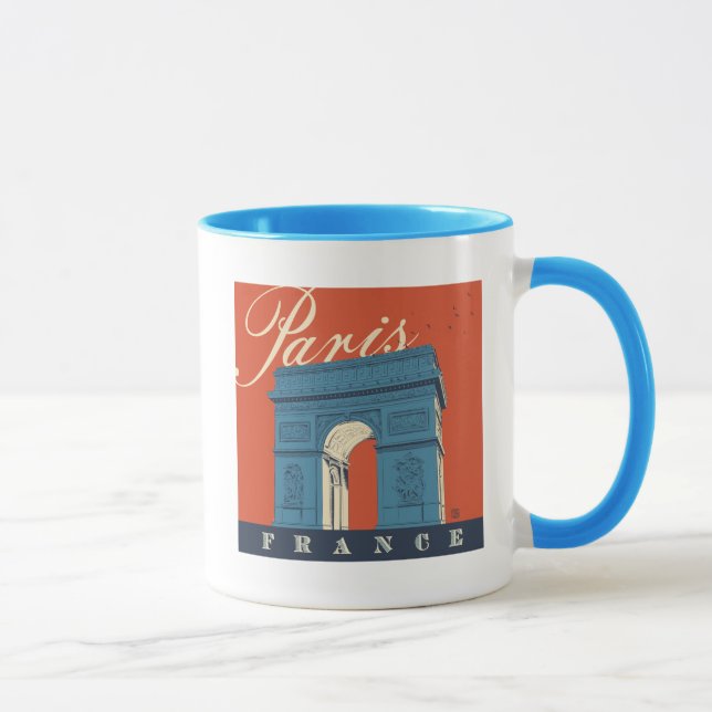 Arc de Triomphe | Paris, Frankreich Tasse (Rechts)