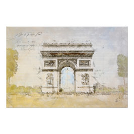 Arc de Triomphe Poster
