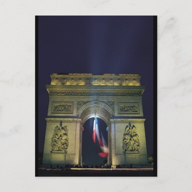 Arc de Triomphe Postkarte (Vorderseite)