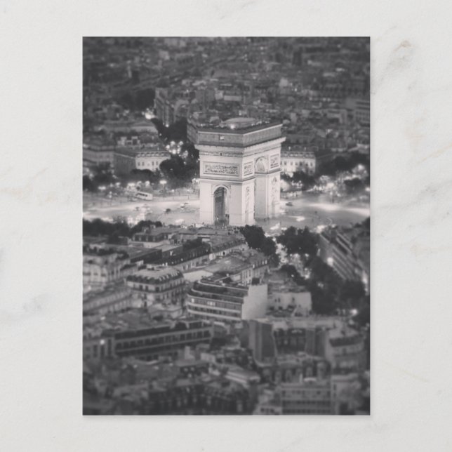 Arc de Triomphe Postkarte (Vorderseite)