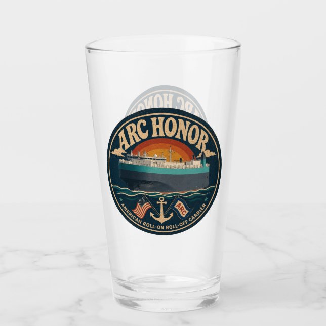 ARC-Ehren-Pintglas Glas (Vorderseite)