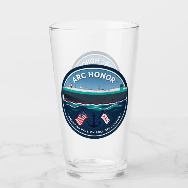 ARC-Ehren-Pintglas Glas (Vorderseite)